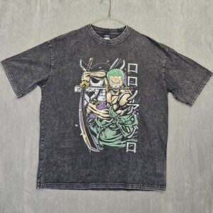 One Piece trzn Roronoa Zoro Shirt Mens XL Anime Manga Straw Hat Crew A5-27